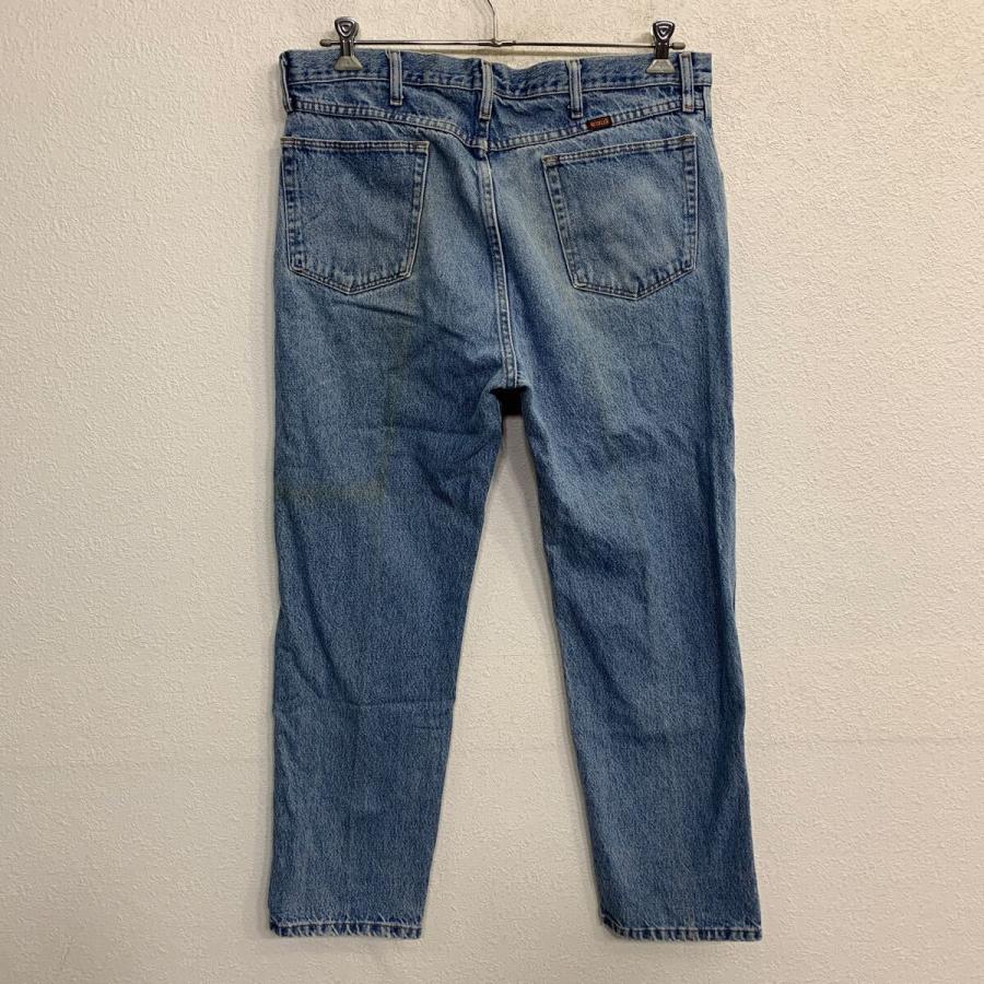 RUSTLER デニムパンツ W38 ラスラー ビッグサイズ ブルー コットン
