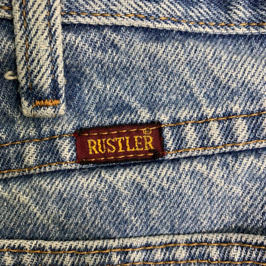 RUSTLER デニムパンツ W38 ラスラー ビッグサイズ ブルー コットン