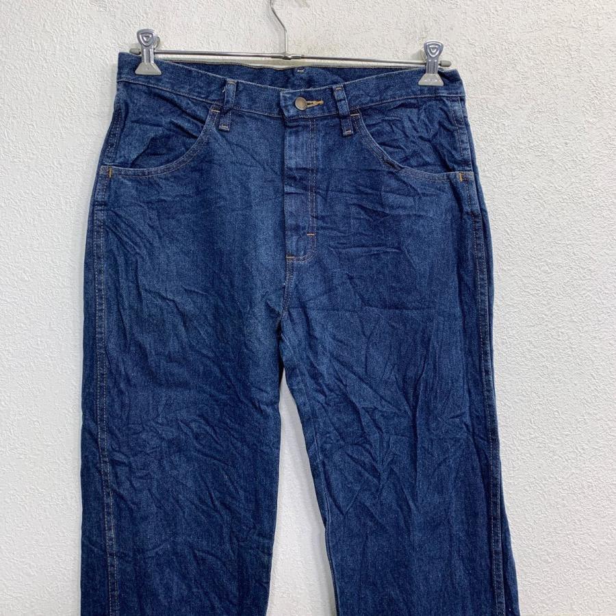 RUSTLER デニムパンツ W33 ラスラー インディゴ コットン メキシコ製