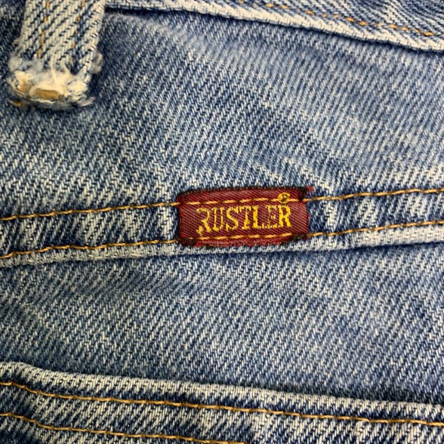 RUSTLER デニムパンツ W38 ラスラー ビッグサイズ ブルー RUSTLER デニムパンツ W38 ラスラー ビッグサイズ ブルー