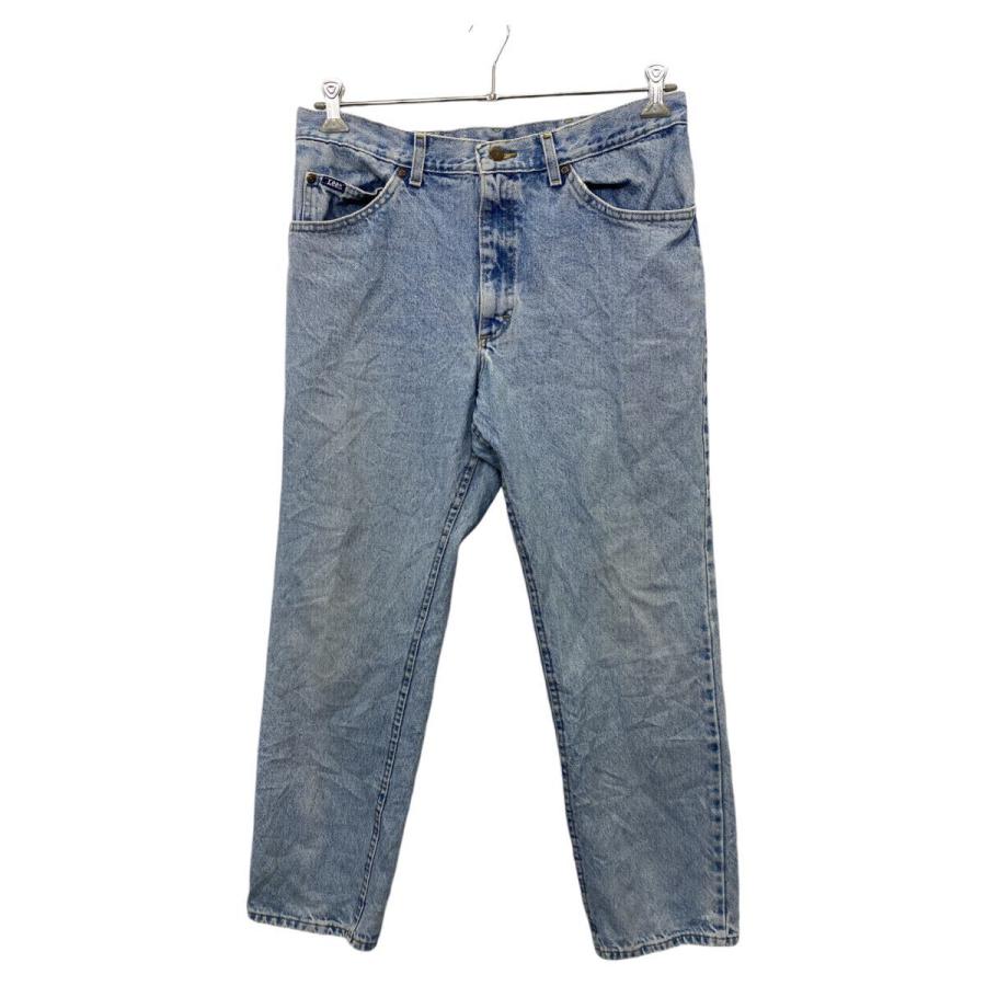 Lee デニムパンツ W36 リー コットン ビッグサイズ ライトブルー 古着 