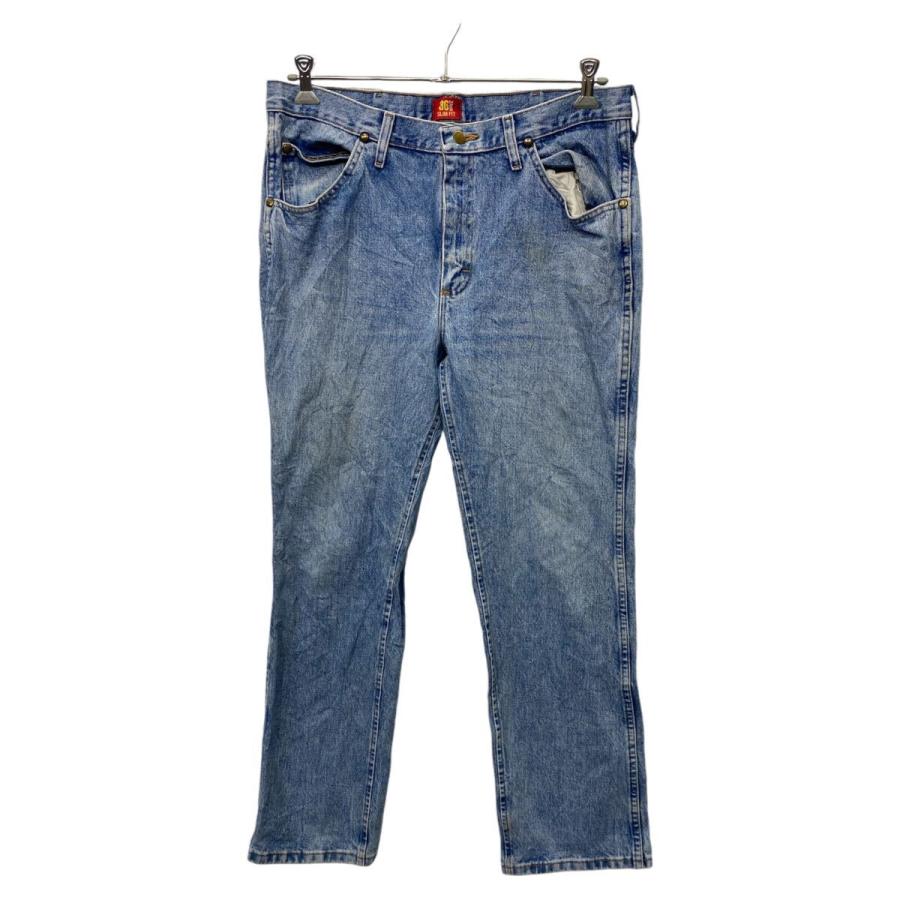 Wrangler デニムパンツ W34 ラングラー メキシコ製 ライトブルー 古着 
