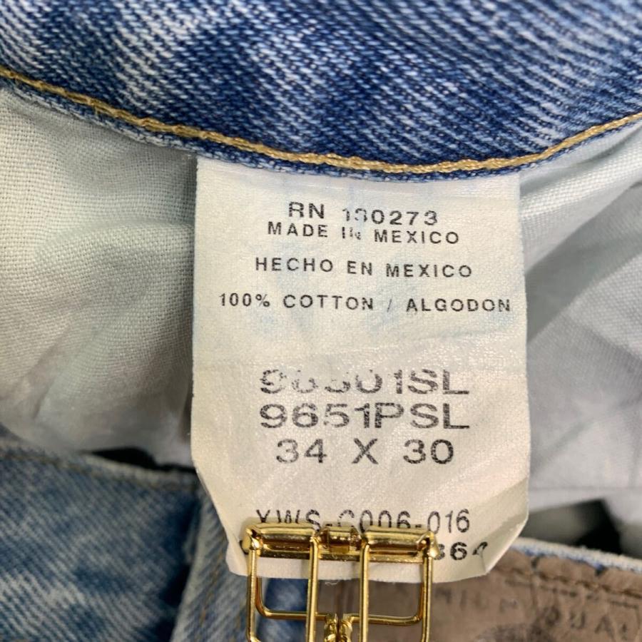 Wrangler デニムパンツ W34 ラングラー ライトブルー コットン 