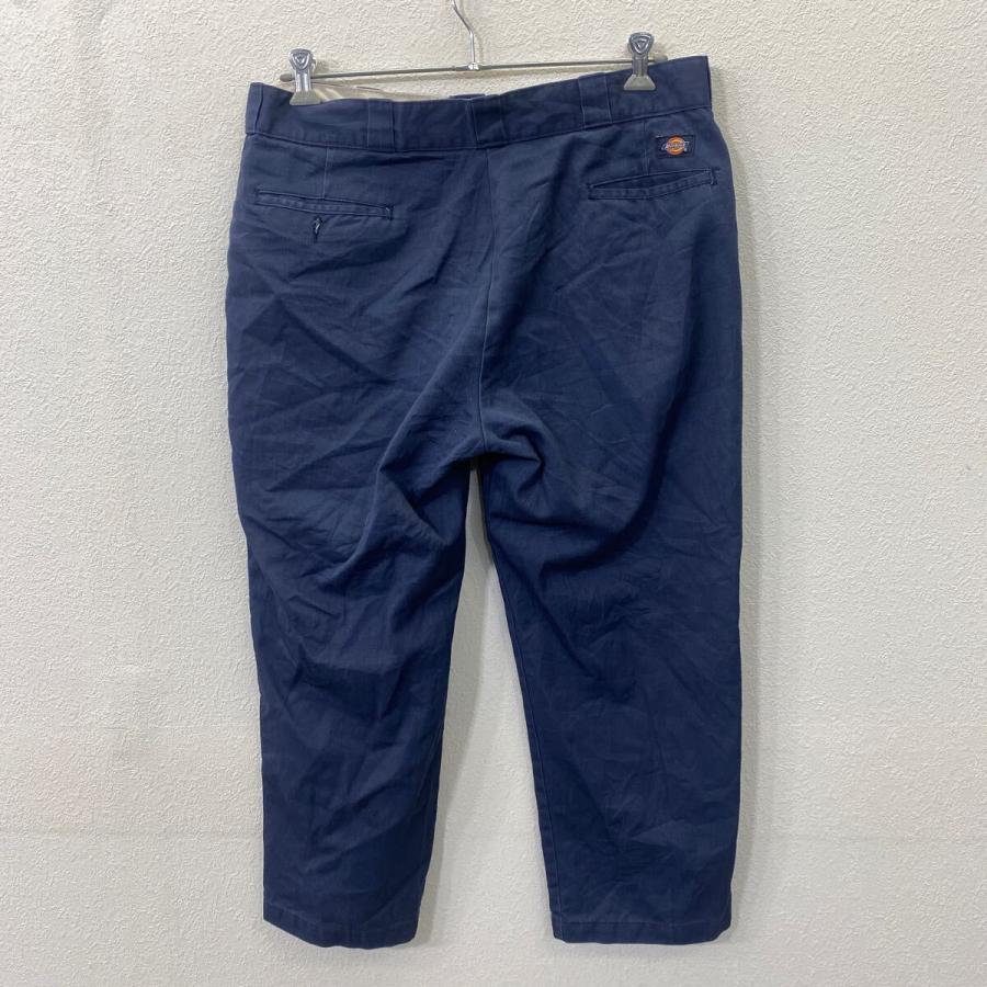 【美品】USA製　Dickies　チビタグ　ワークパンツ　チノパン　ネイビー Dickies チノパンツ ワークパンツ W40 ディッキーズ ビッグサイズ