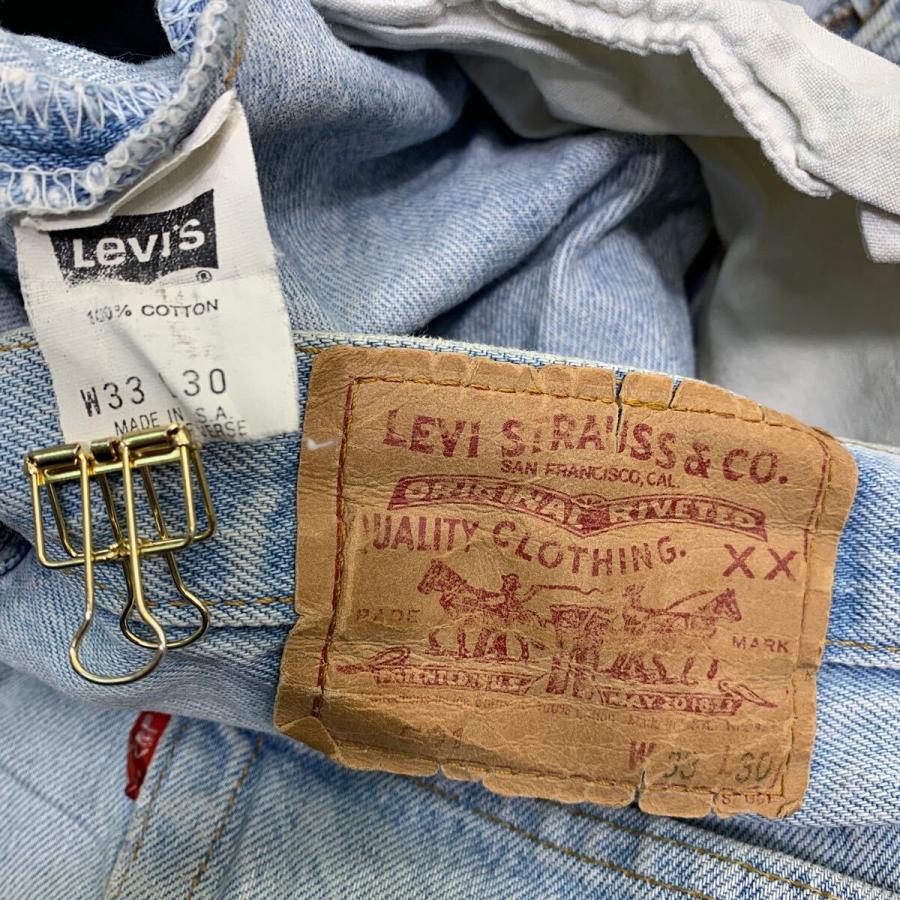 Levi's 501 デニムパンツ W33 リーバイス ボタンフライ ライトブルー