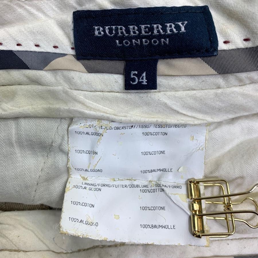 BURBERRY チノパン W41 バーバリー ビッグサイズ ベージュ コットン
