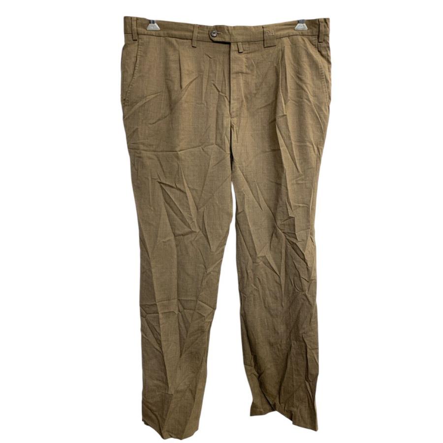 PdH スラックス W39 タックパンツ ビッグサイズ ブラウン 古着卸
