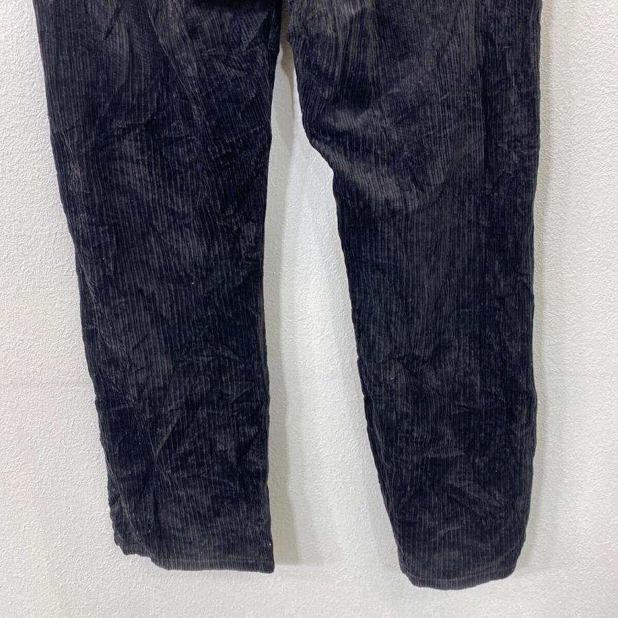 KAMASINI JEANS コーデュロイパンツ W38 ビッグサイズ ブラック系 古着 