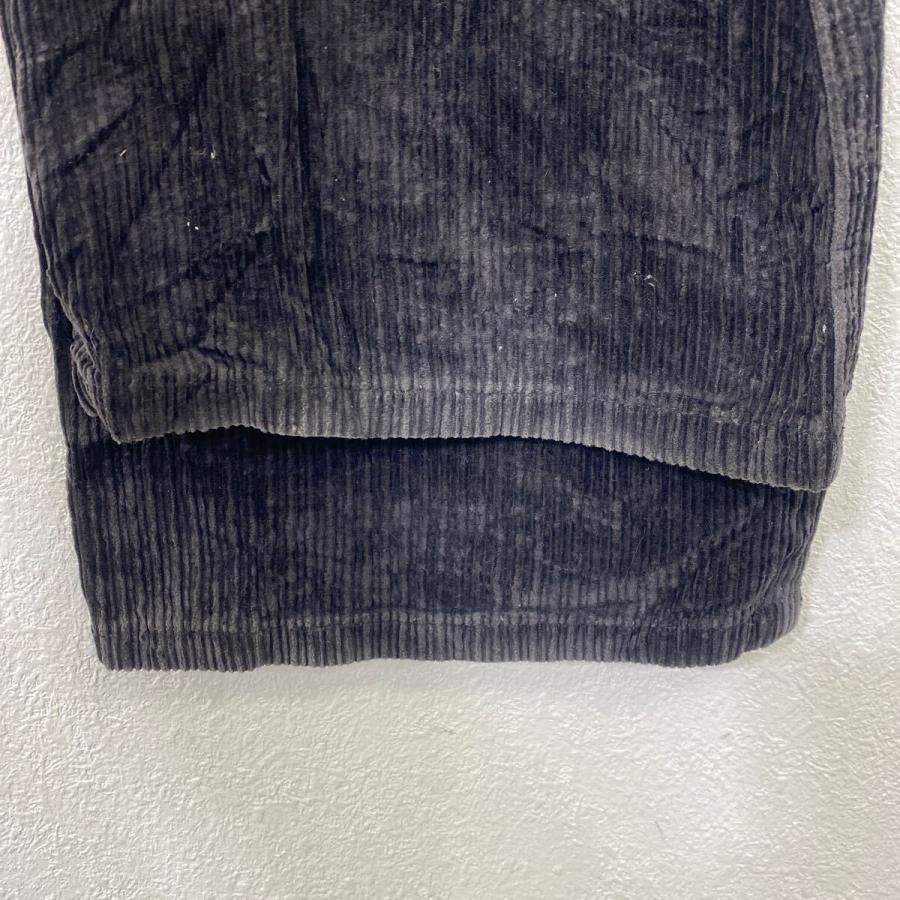 KAMASINI JEANS コーデュロイパンツ W38 ビッグサイズ ブラック系 古着 