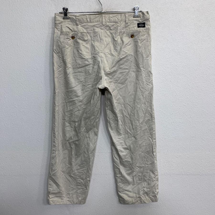 FLYERS チノパン W36 タックパンツ TALONジップ ビッグサイズ ライト