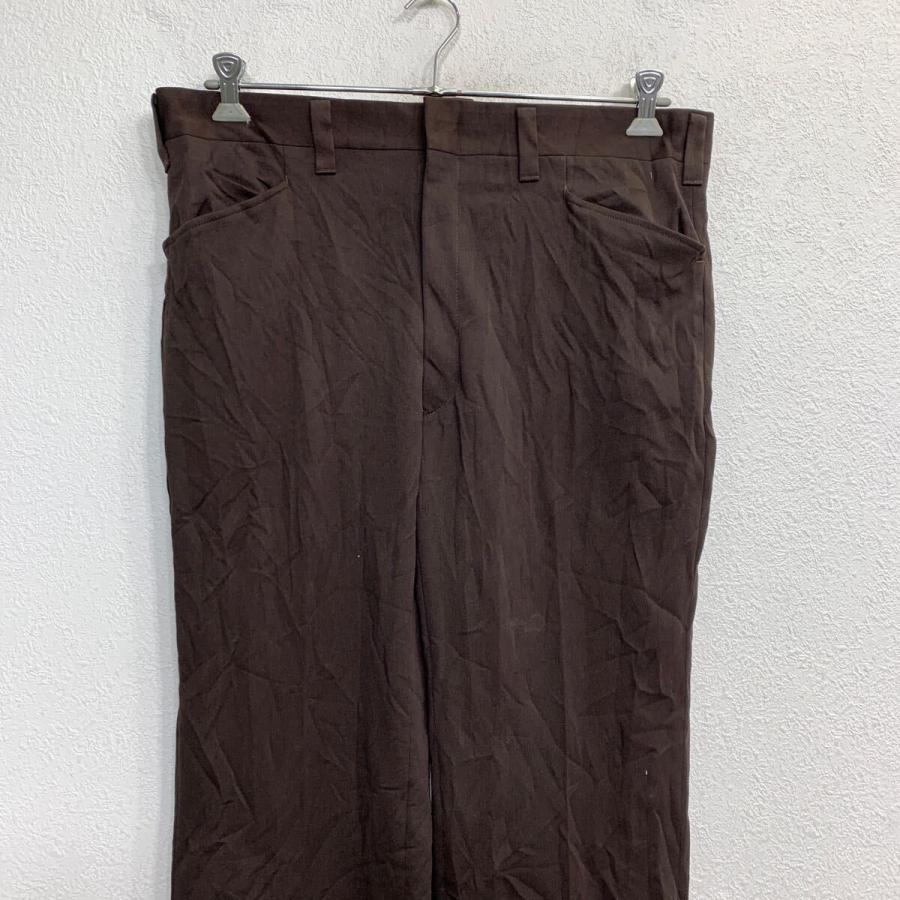 HAGGAR スラックス W37 ハガー TALONジップ ブラウン 古着卸 アメリカ