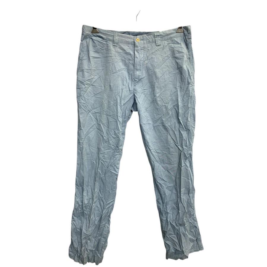 PoloRalphLaurenラルフローレンポロチノ水色W36古着TALON希少 POLO RALPH LAUREN チノパン W36 ポロラルフローレン TALONジップ