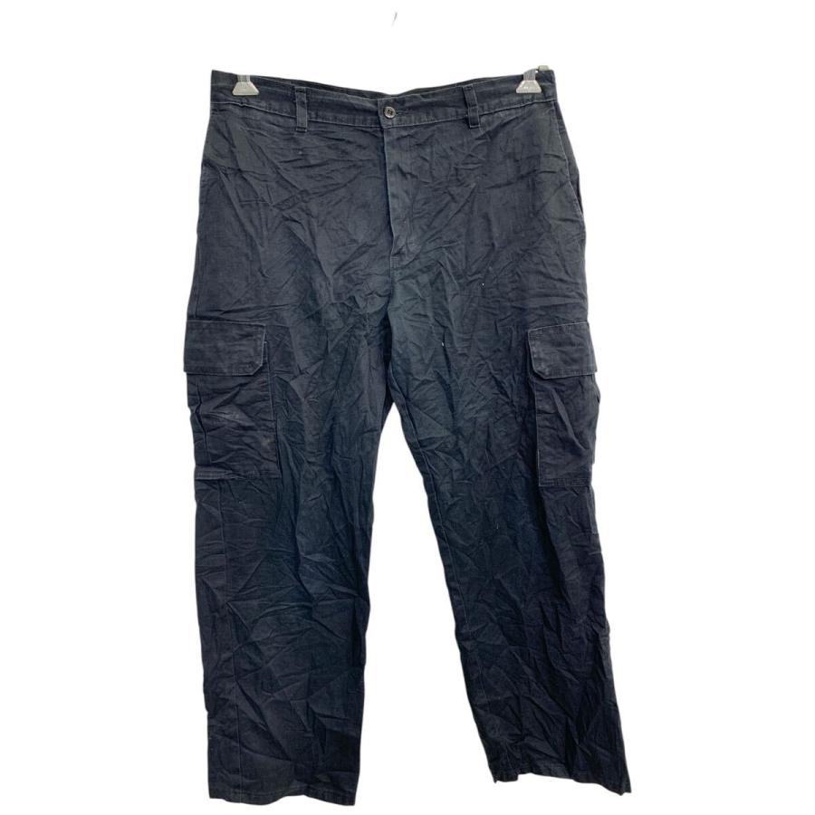 Dickies ワークパンツ W34 ディッキーズ カーゴパンツ ブラック 古着卸