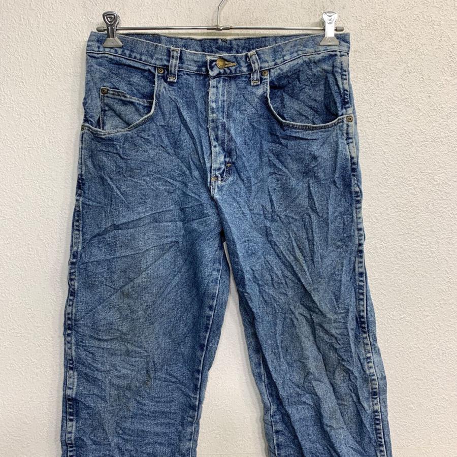 Wrangler デニムパンツ W33 ラングラー ブルー コットン メキシコ製