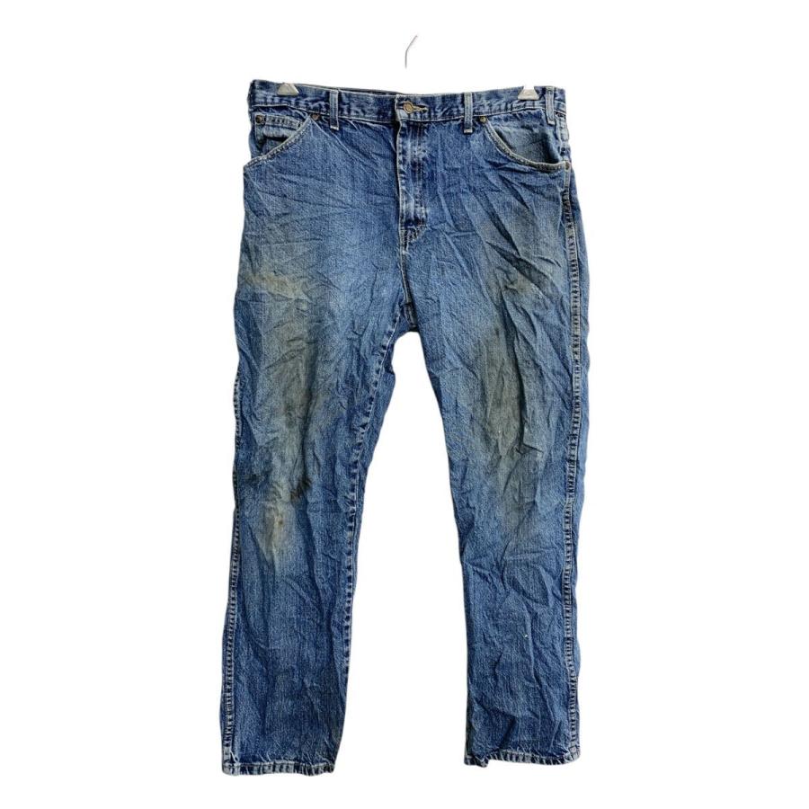 Dickies デニムパンツ W36 ディッキーズ ビッグサイズ ブルー コットン