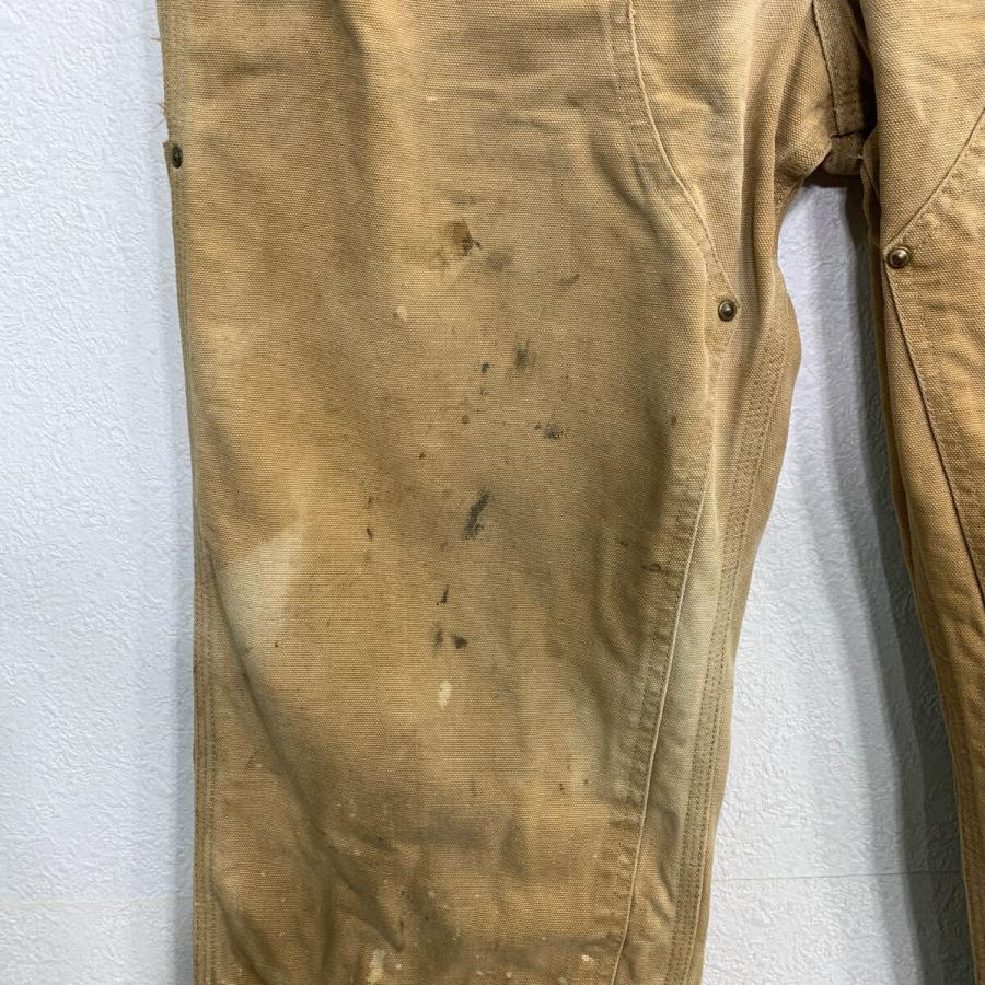 Carhartt ワークパンツ W34 カーハート ダブルニー ブラウン USA製
