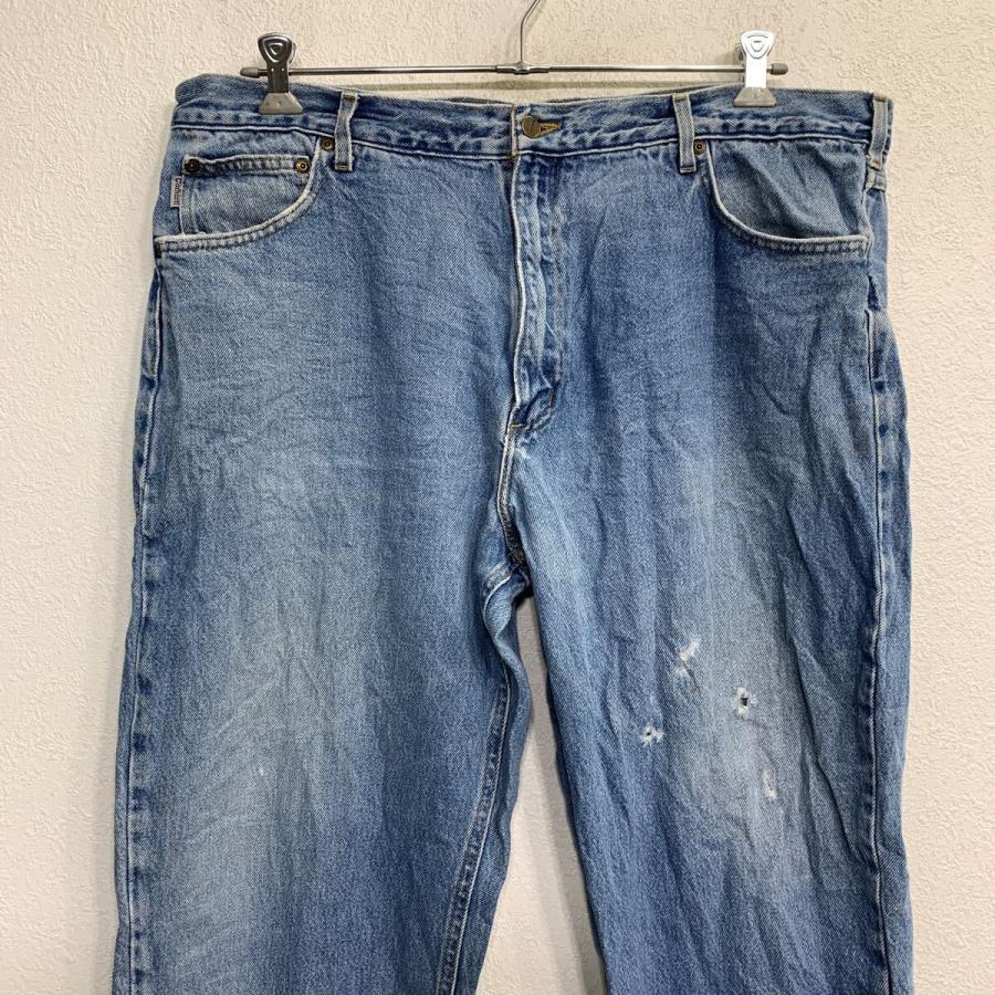 Carhartt デニムパンツ W42 カーハート ビッグサイズ ブルー コットン