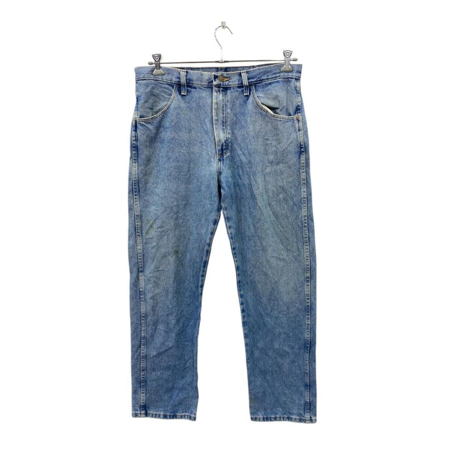 RUSTLER デニムパンツ W34 ラスラー メキシコ製 コットン ブルー 古着 