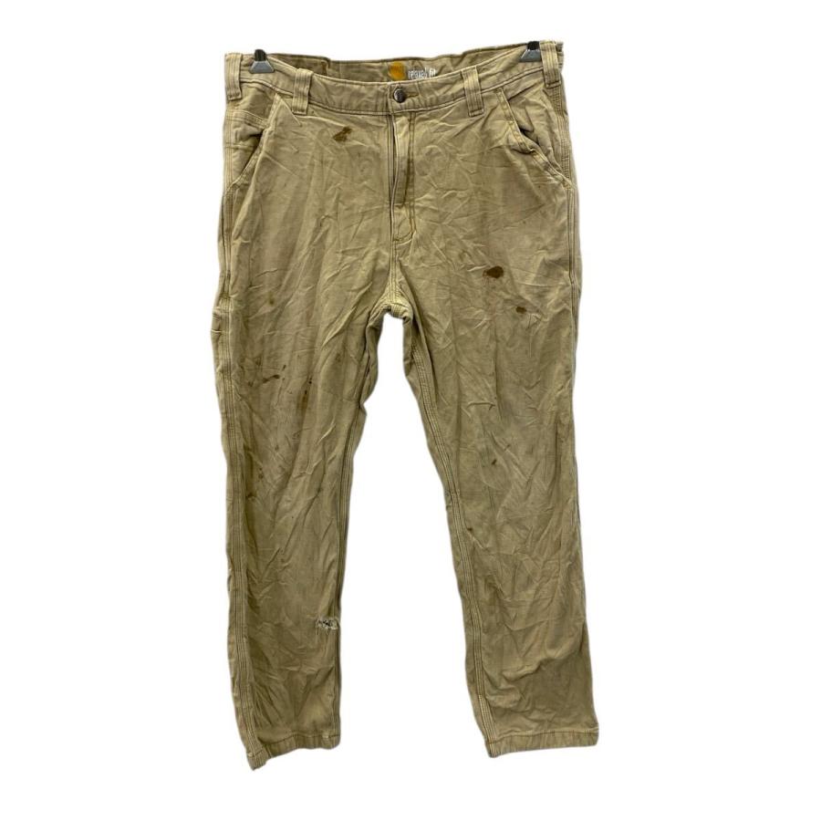 Carhartt ベージュ ワークパンツ usa w36 【公式通販】