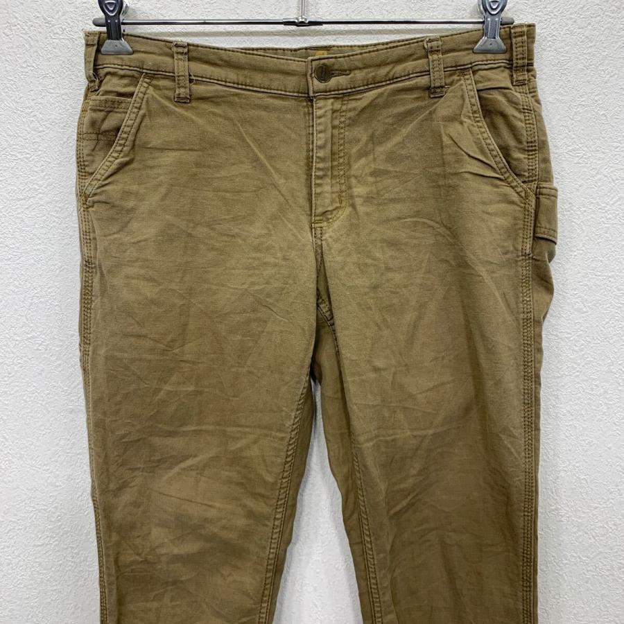 Carhartt ワークパンツ 12 カーハート ベージュ系 ジップアップ スリム