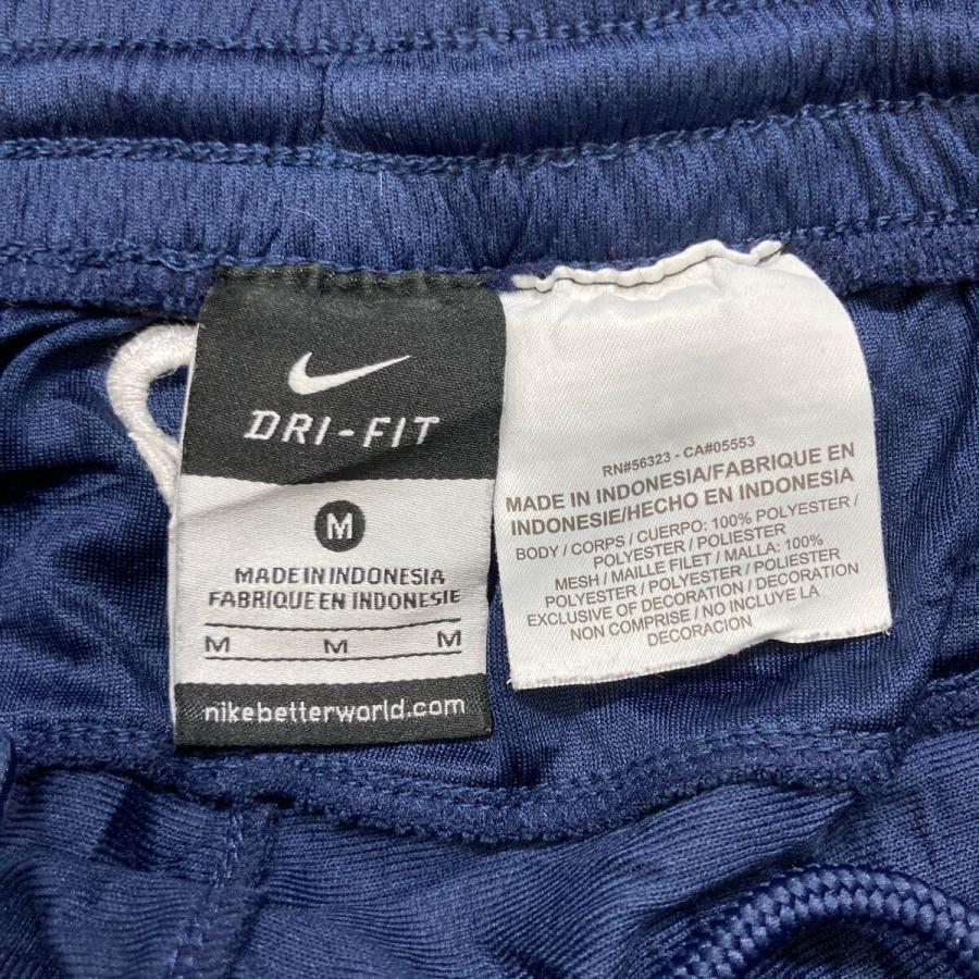 NIKE DRY FITトラックパンツ　トラックジャージ ワイド　古着　美品 NIKE ジャージパンツ M ネイビー ナイキトラックパンツ スポーティー