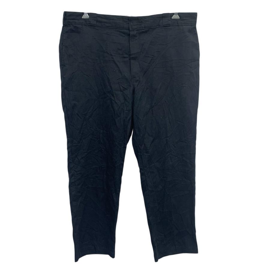Dickies 874 ワークパンツ W42 ブラック ディッキーズ ジップアップ 