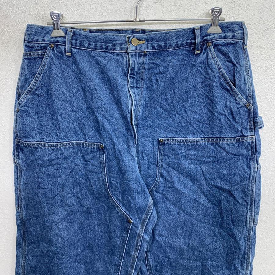 Carhartt デニムパンツ W42 インディゴブルー カーハート ジップアップ