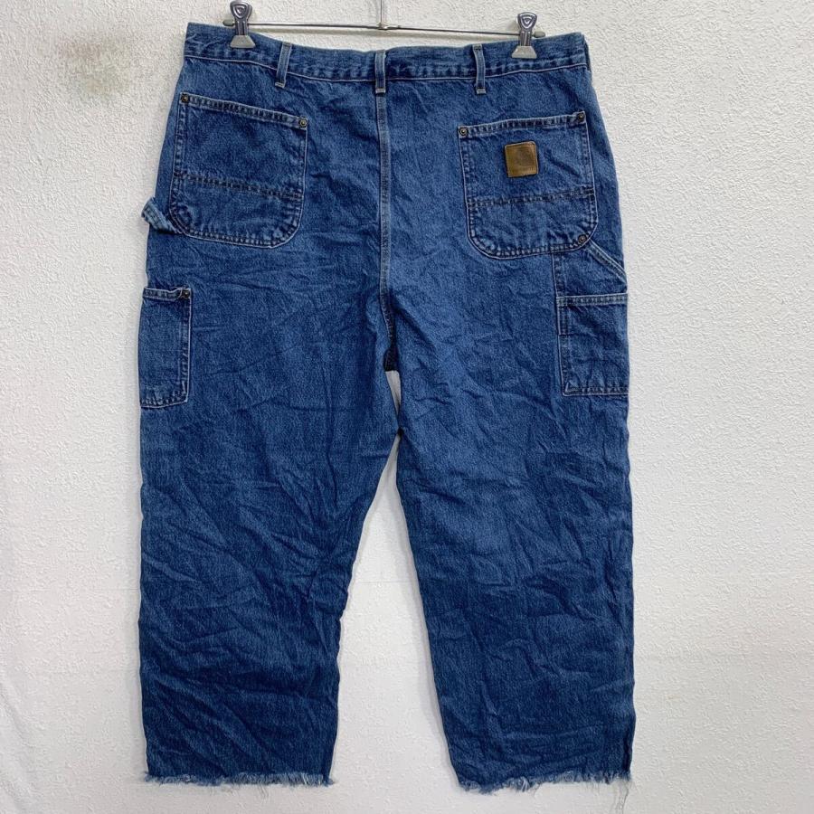 Carhartt デニムパンツ W42 インディゴブルー カーハート ジップアップ