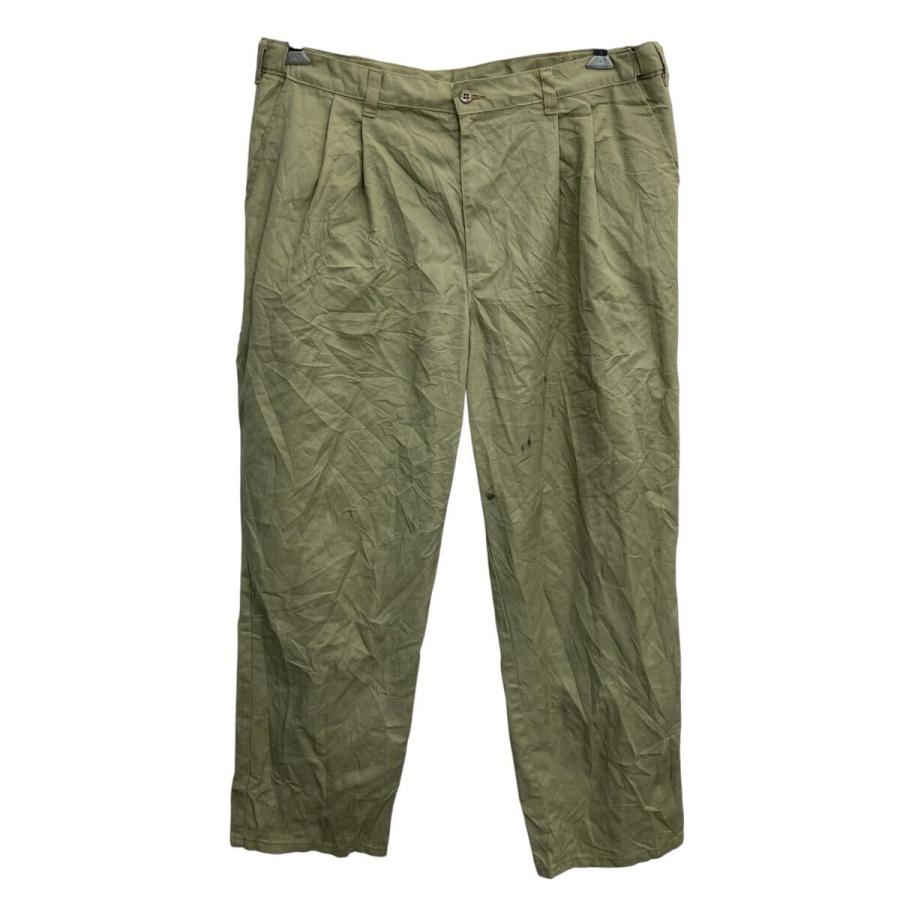 Dickies ワークパンツ W38 カーキ ディッキーズ ジップアップ ワーク 