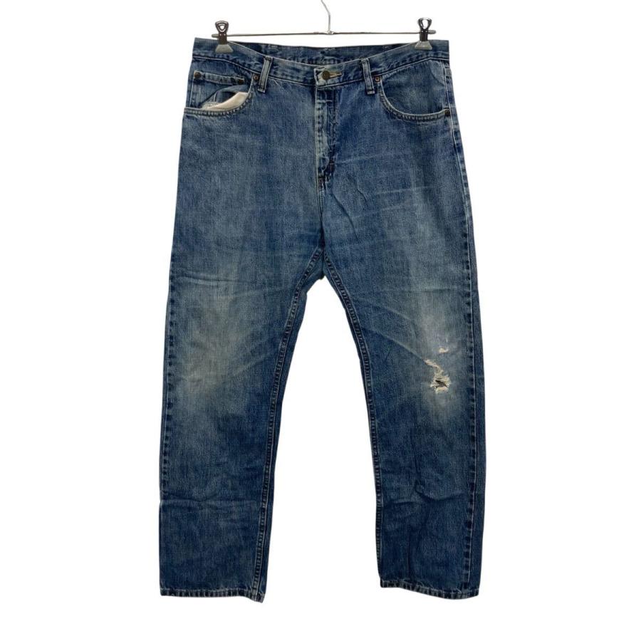 Wrangler デニムパンツ W36 ブルー ラングラー ジップアップ メキシコ 