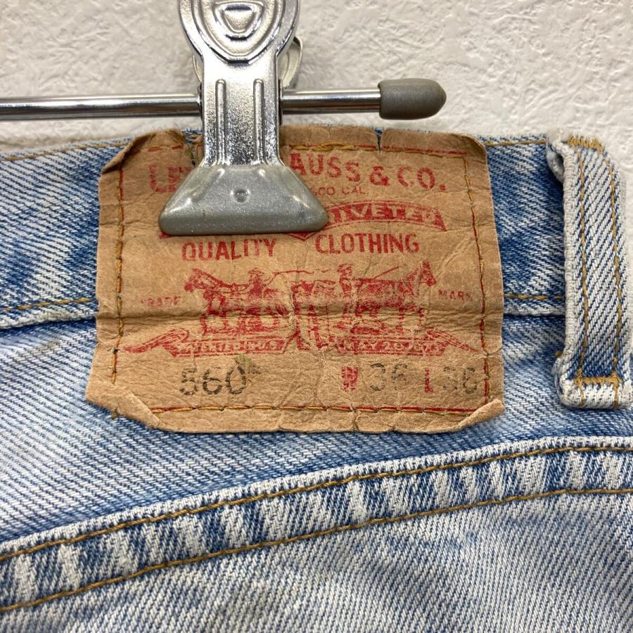 Levi's 560 デニムパンツ W36 ブルー リーバイス ジップアップ