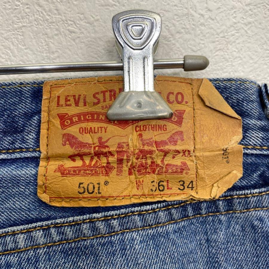 Levi's 501 デニムパンツ W36 ブルー リーバイス ジップアップ