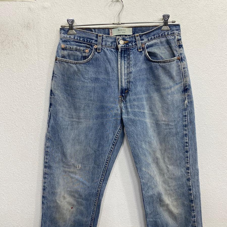 Levi's 512 デニムパンツ W34 ブルー リーバイス ジップアップ