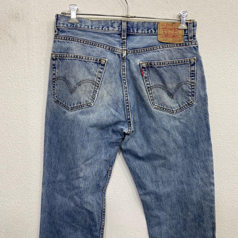 Levi's 512 デニムパンツ W34 ブルー リーバイス ジップアップ