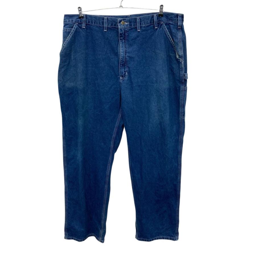 Carhartt デニムパンツ XL〜 ブルー カーハート ジップアップ