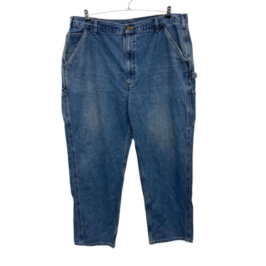Carhartt ダブルニー w42極太 フェード デニムパンツ　インディゴ Carhartt ダブルニー w42極太 フェード デニムパンツ インディゴ 楽天