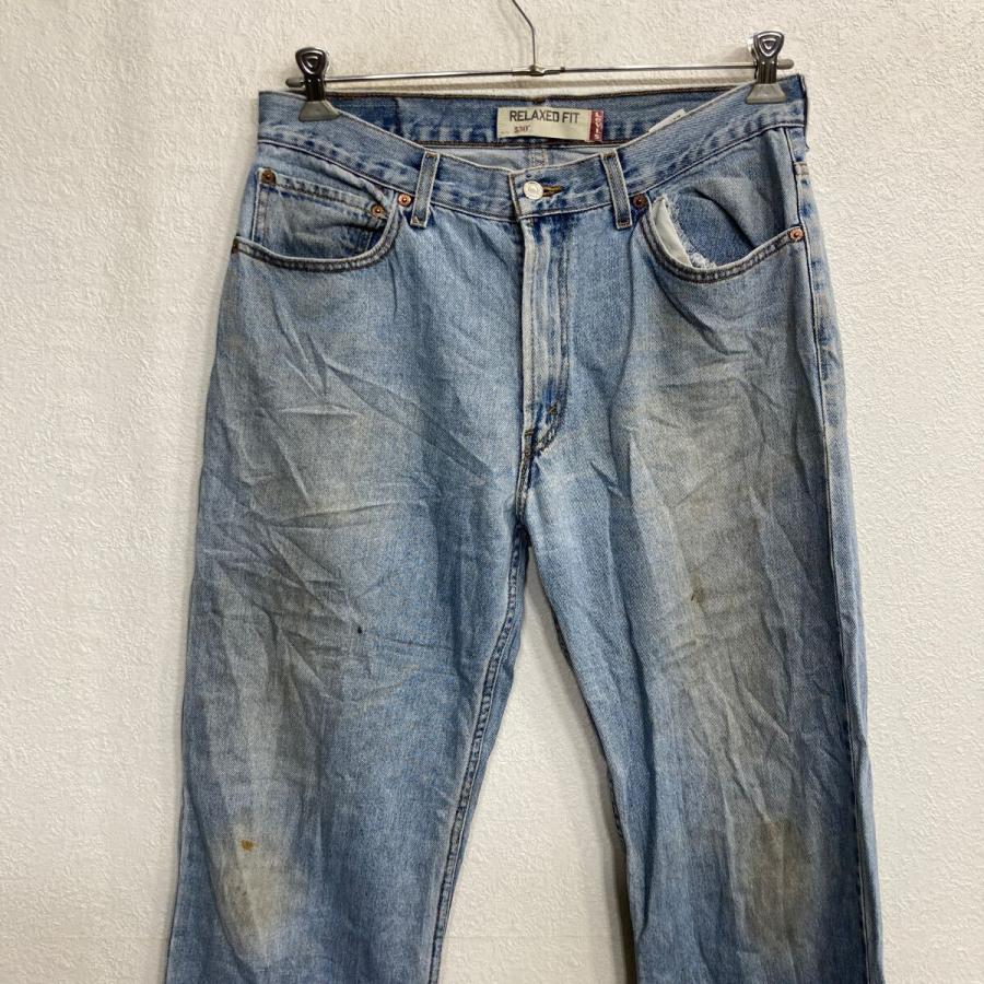Levi's 550 デニムパンツ W34 ライトブルー リーバイス ジップアップ