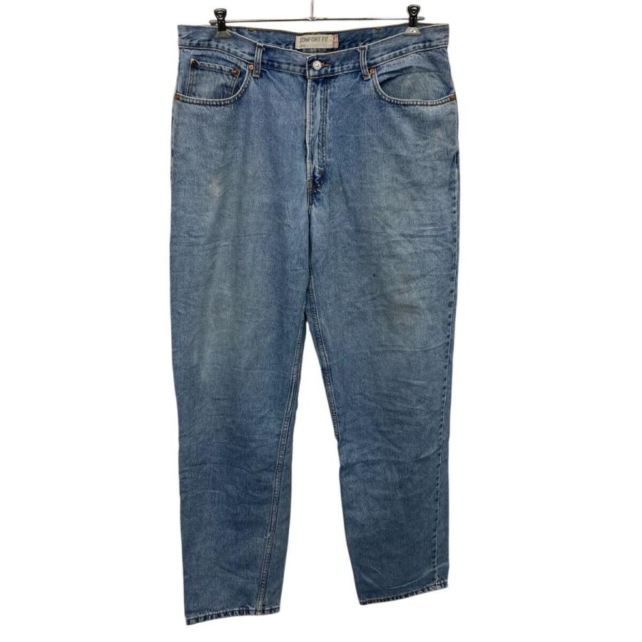 Levi's 560 デニムパンツ W38 サックス リーバイス ジップアップ