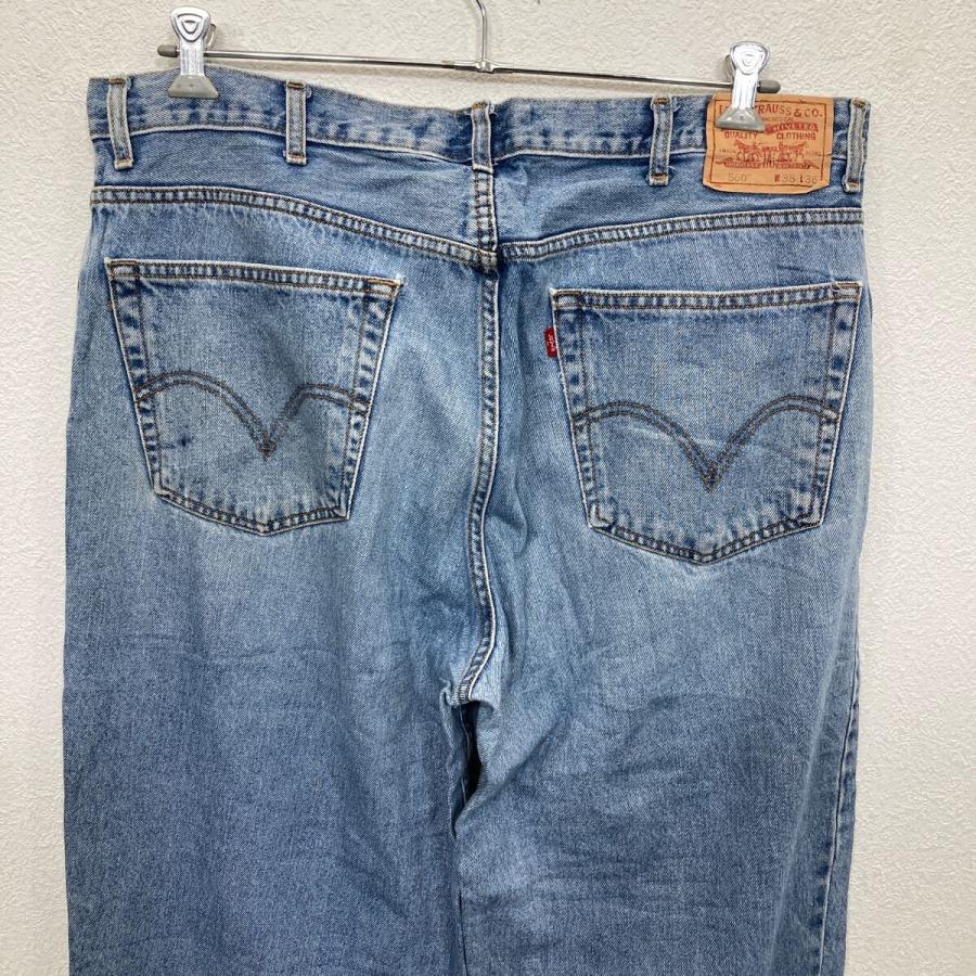 Levi's 560 デニムパンツ W38 サックス リーバイス ジップアップ
