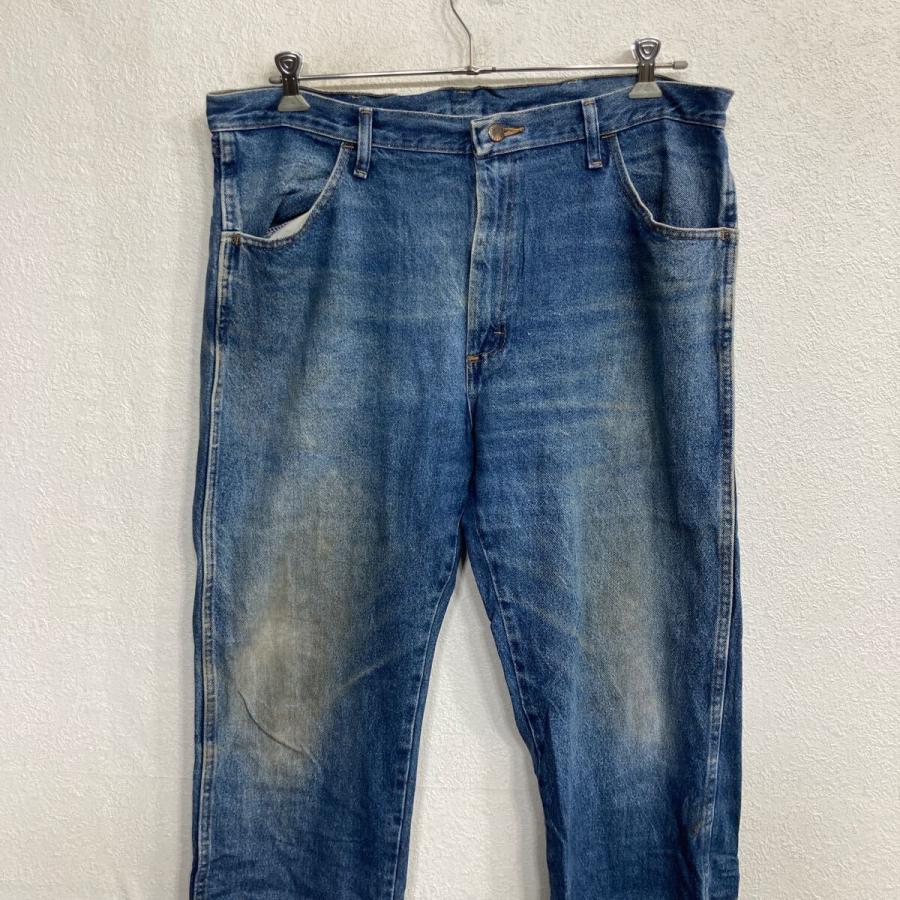 RUSTLER デニムパンツ W38 ブルー ラスラー ジップアップ メキシコ製
