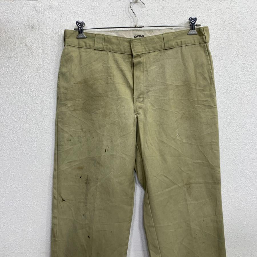 Dickies ワークパンツ W36 ベージュ ディッキーズ ジップアップ 874