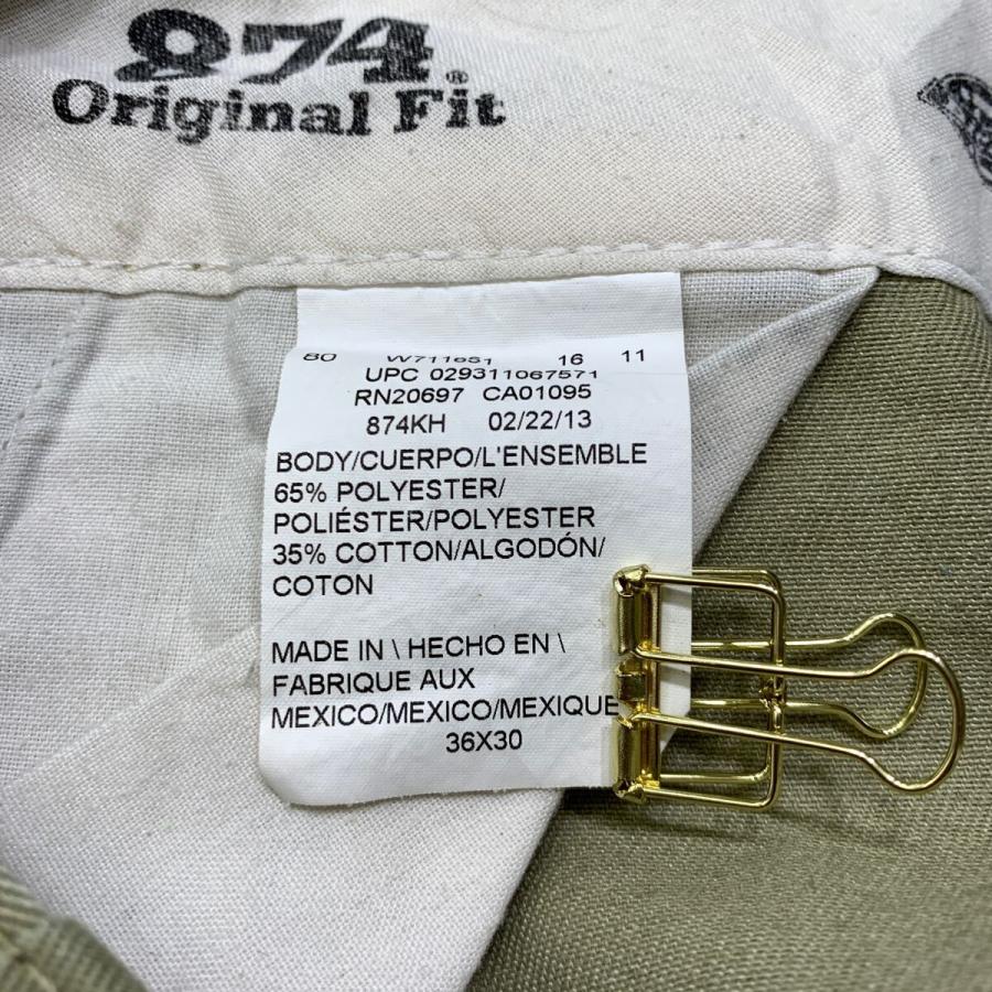 Dickies ワークパンツ W36 ベージュ ディッキーズ ジップアップ 874