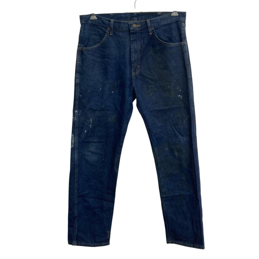 RUSTLER デニムパンツ W34 ブルー ラスラー ジップアップ メキシコ製 