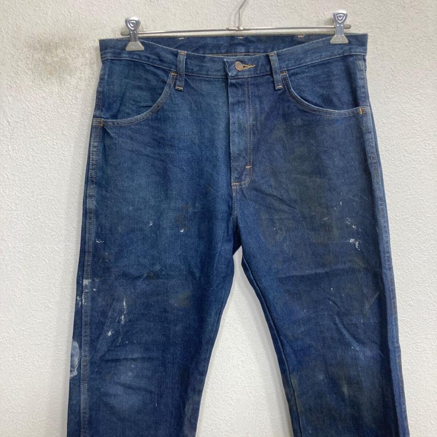 RUSTLER デニムパンツ W34 ブルー ラスラー ジップアップ メキシコ製