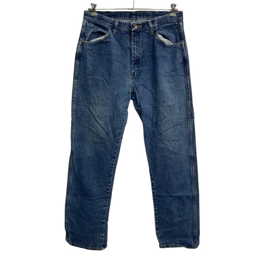 RUSTLER デニムパンツ W36 ブルー ラスラー ジップアップ メキシコ製 