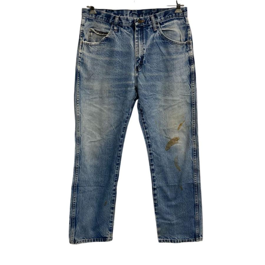 RUSTLER デニムパンツ W34 ブルー ラスラー ジップアップ メキシコ製 