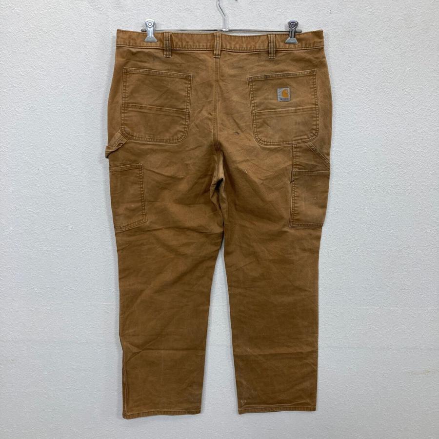 ２枚カーハート　ワークパンツ　ブラウン　ビックサイズ　W40 L30 Carhartt ワークパンツ W40 ブラウン カーハート ジップアップ