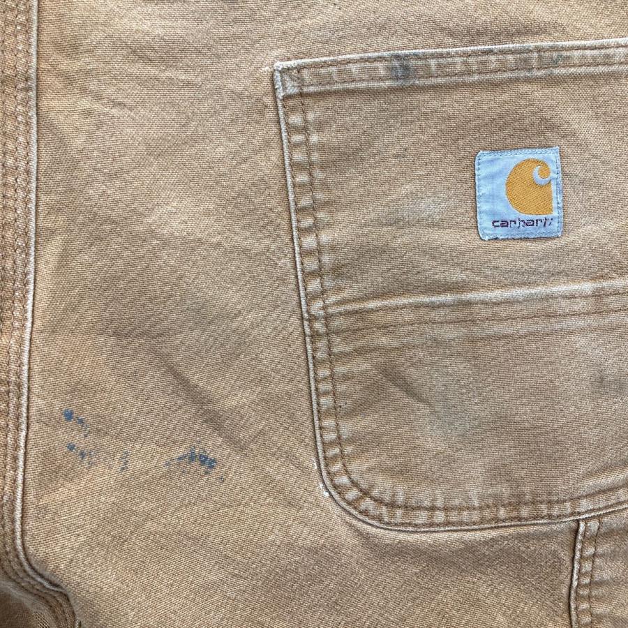 Carhartt ワークパンツ W40 ブラウン カーハート ジップアップ