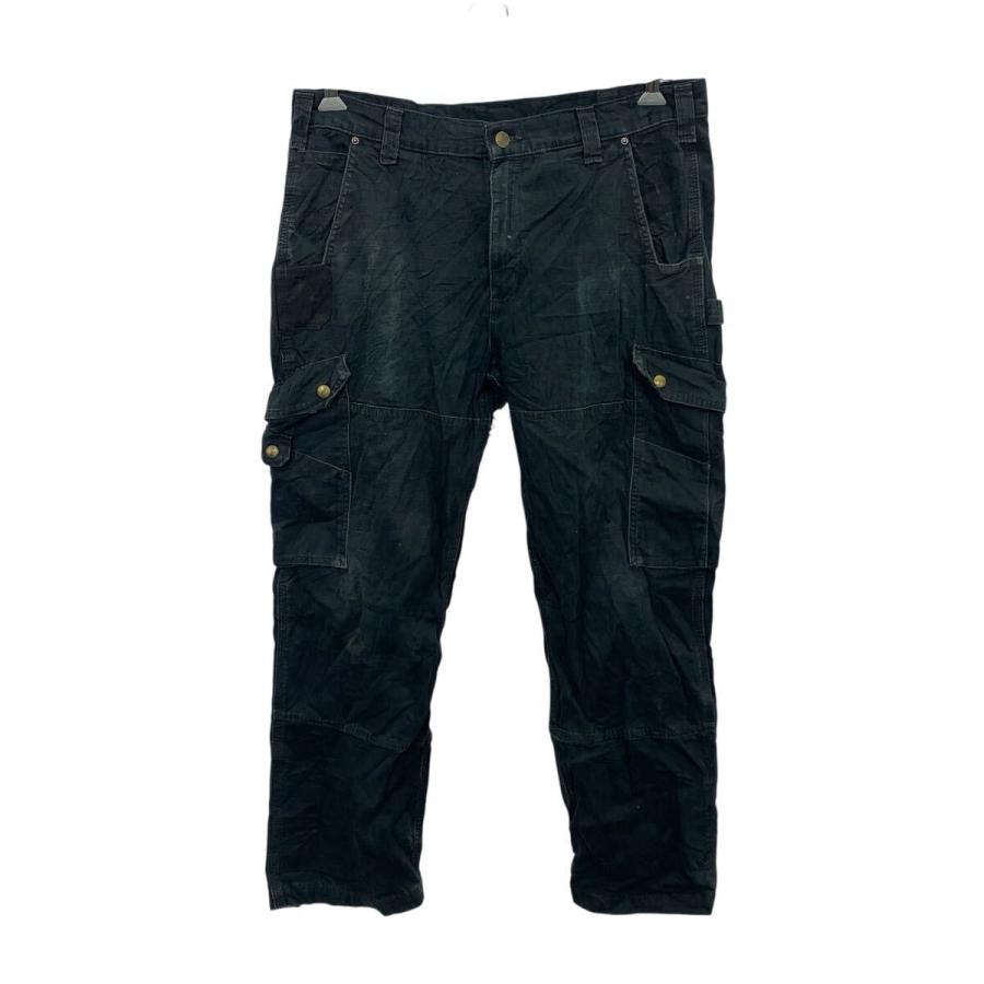 carhartt ワークパンツ W36 ブラック カーハート ジップアップ