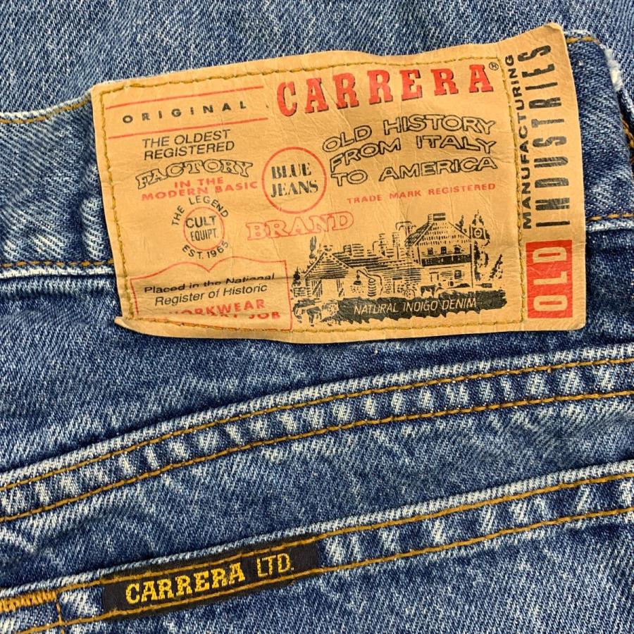 CARRERA デニムパンツ W31 ブルー カレラ ジップアップ カジュアル